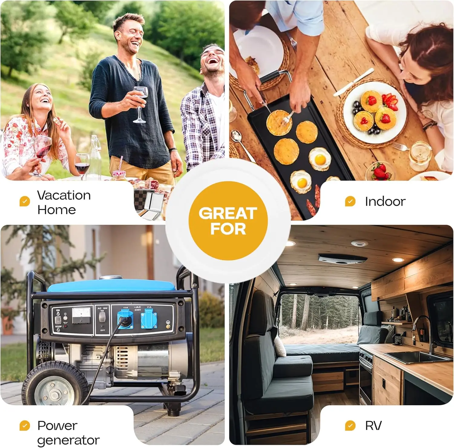 شواية داخلية بدون دخاني - شواية كهربائية محمولة وغير لاصقة للاستخدام الخارجي - شواية كهربائية كبيرة غير لاصقة مع قابلة للتعديل