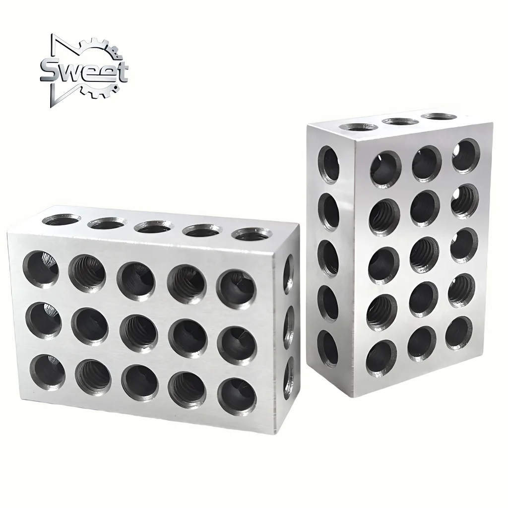 2피스 세트 - 1, 2, 3인치 연삭 등급 고정밀 등급 블록 공작 기계용 1-2-3 병렬 심