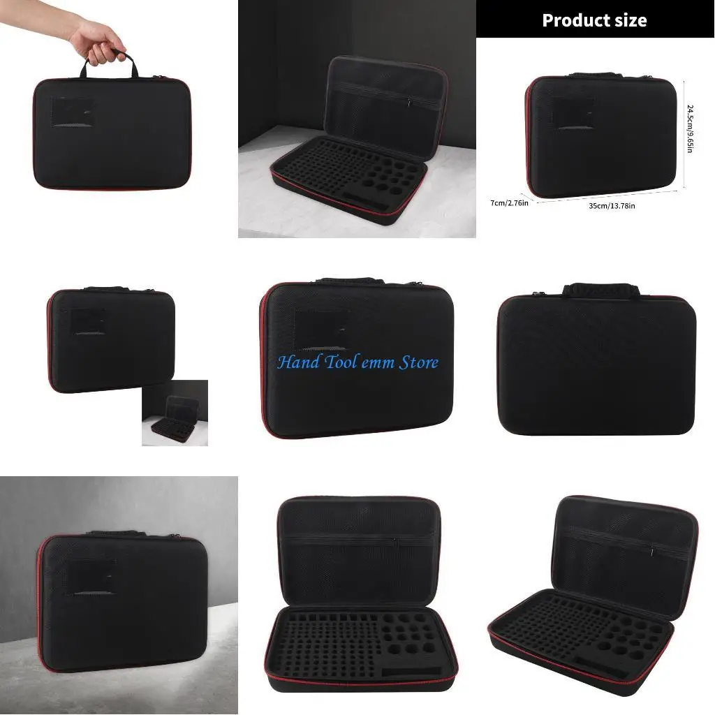 حقيبة حمل بطارية EVA H37F مقاومة للصدمات ومقاومة للماء للاستخدام في السفر 2A 3A C D 9V BT168