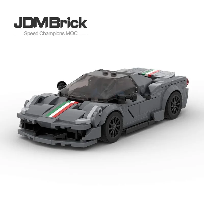 

MOC-106996 Creative Assembly Sports Car Assembly Racing Children's puzzle Brick Speed Series Building Block Model