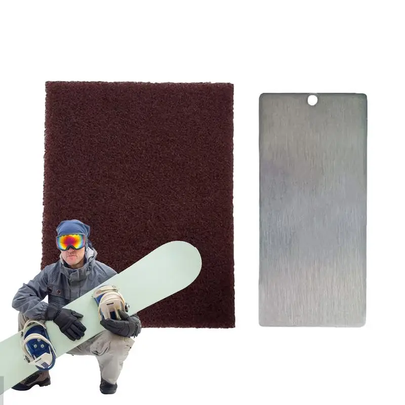 Snowboard Wax Scraper Snowboard Tool Sturdy Snowboard Wax Kit Snowboard Maintenance Tool Compact Waxing Tool for Snowboards