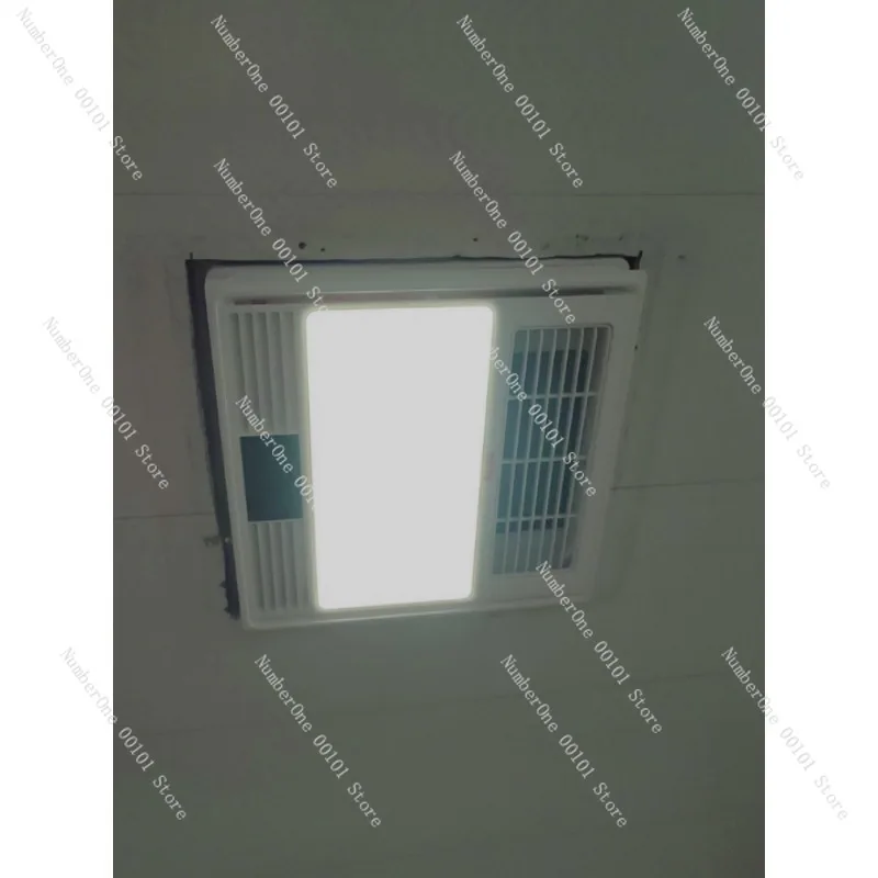 30x30 Bathroom Heater with Lighting Exhaust Fan, Integrated Replacement for Old Ceiling Light