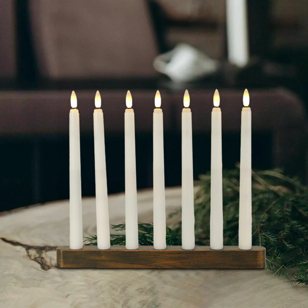 2 قطعة حامل 7 فتحات حامل أنيق لطاولة عشاء الزفاف الديكور حامل الشمعدان مجموعة حاملات الشمعدان