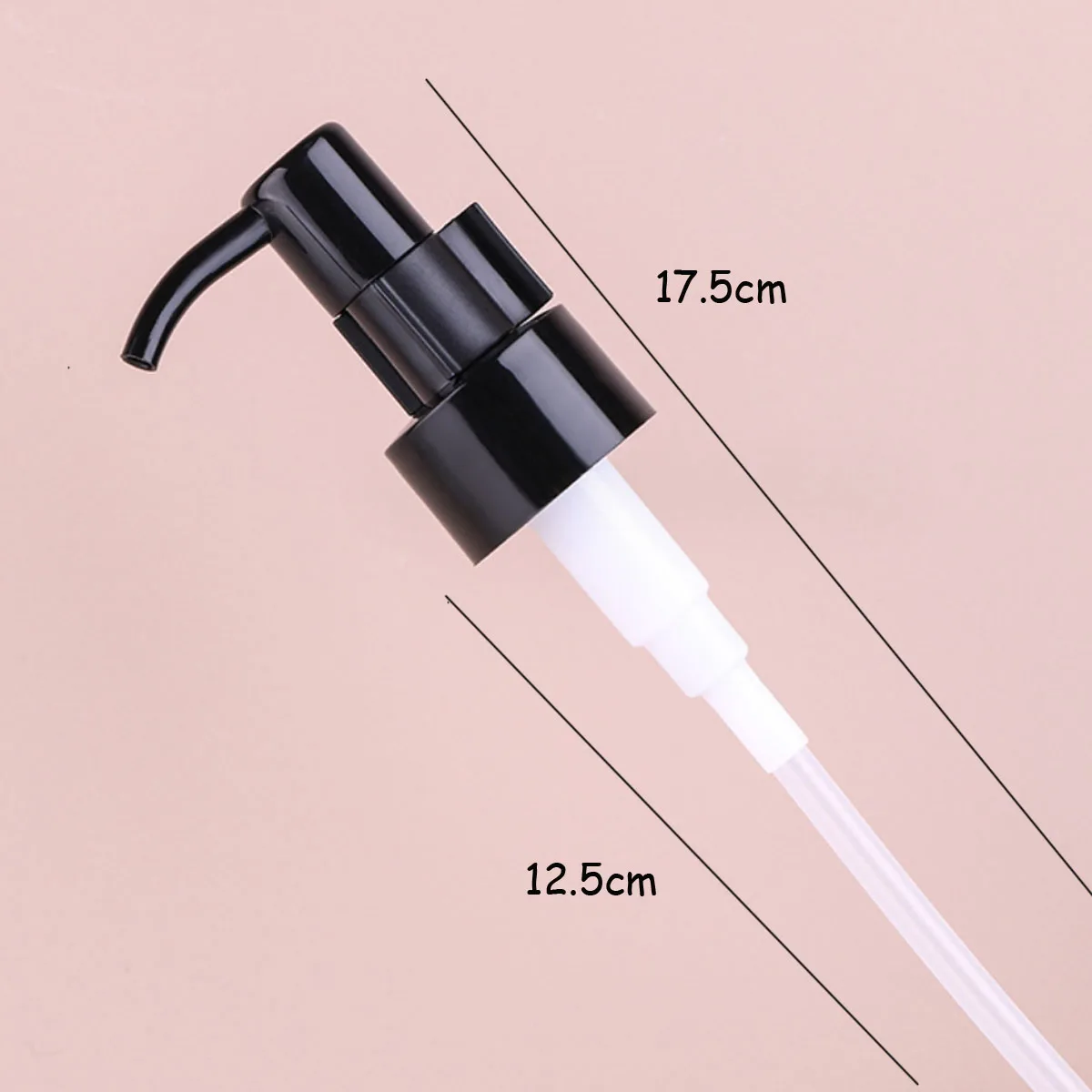 100pcs Plastic Emulsion Foundation Lotion Press Pump Head Replacement for 20mm Thread Mouth Sizes Bottles  Black / White / Clear