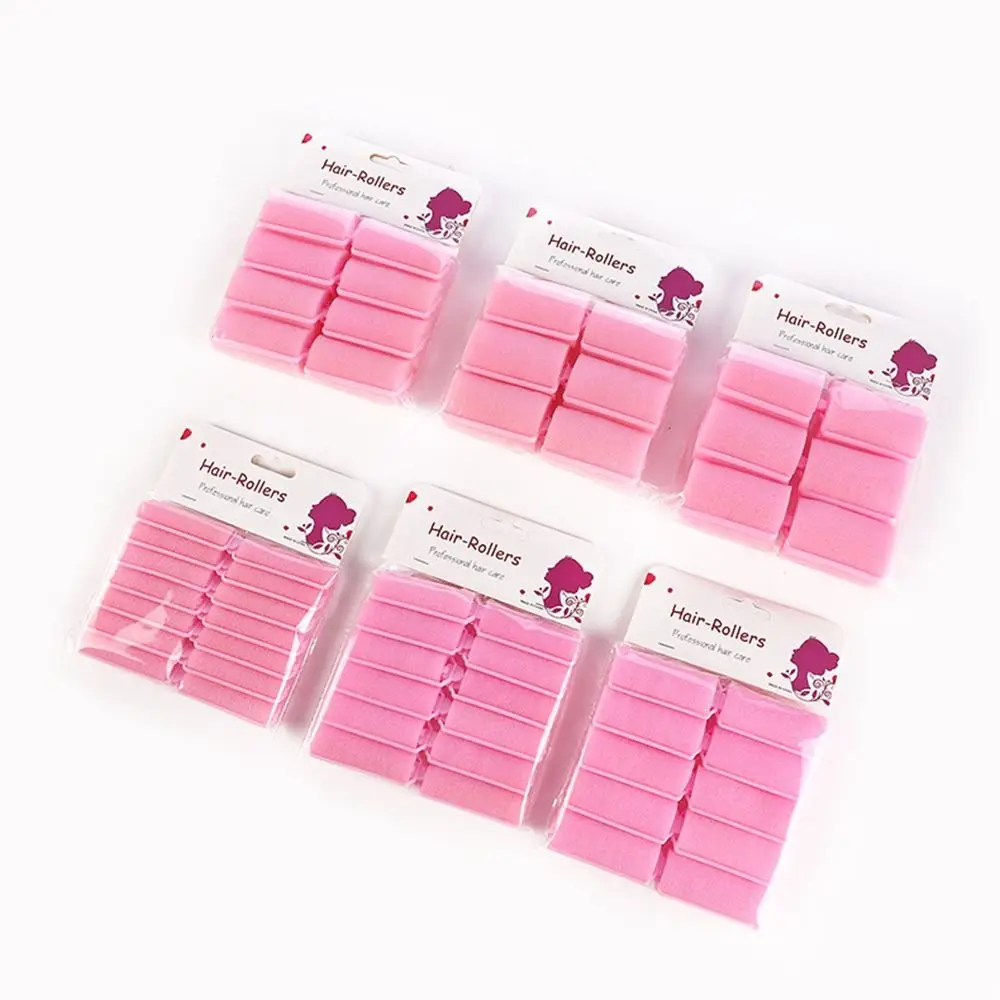 10pcs DIY Soft Sponge Curler Durable Portable Hair Tools Hairproof Multi-functional Hair Foam Rollers Women