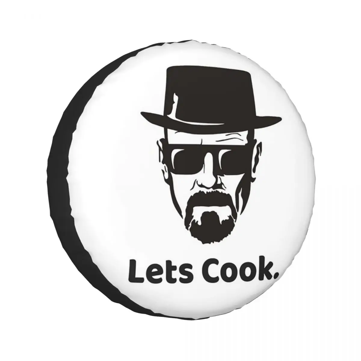 

Custom Breaking Bad Heisenberg Spare Tire Cover for Jeep SUV RV 4WD Vehicle 4x4 Wheel Protector Covers 14" 15" 16" 17" Inch
