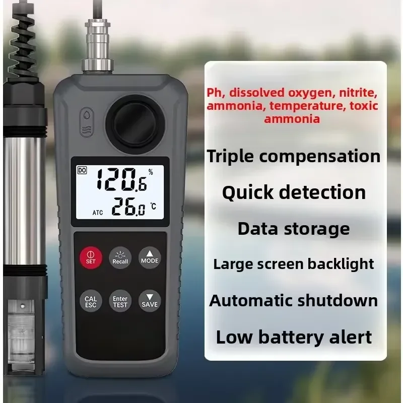WAP01 HEDAO AR8407 High Precision Digital pH Tester Online for Aquaculture Water Quality