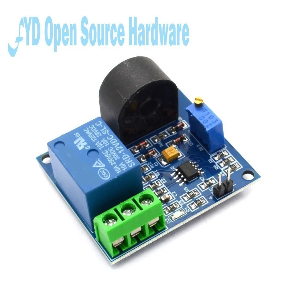 5A Overcurrent Protection Sensor Module AC Current Detection Sensor 12V Relay