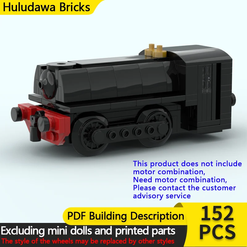 

Модель городской автомобиль MOC, строительные кирпичи, железнодорожный шейкер, локомотив, модульная технология, детские праздничные подарки, сборные игрушки, костюм