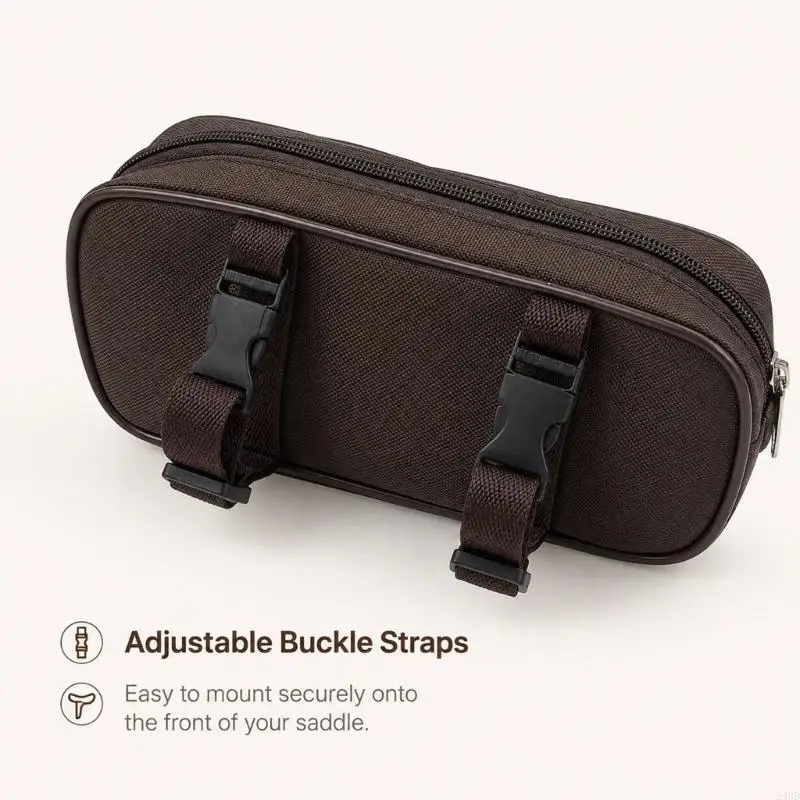 Horse Back Riding Saddles Organizers in Brown Oxford Fabric, Soft-Sided Zippered Bag That Folds Down for Storage Between 24BD