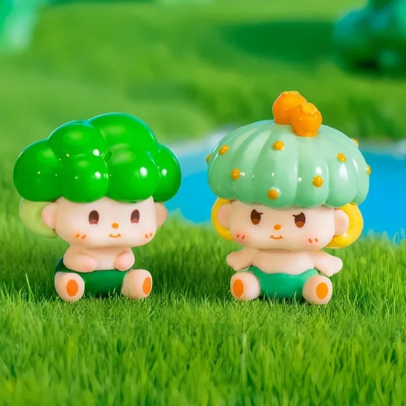 

New blind box Mr. Bean baby eating fruit series mystery box genuine cute doll cute particle ornaments toys birthday surprise gif