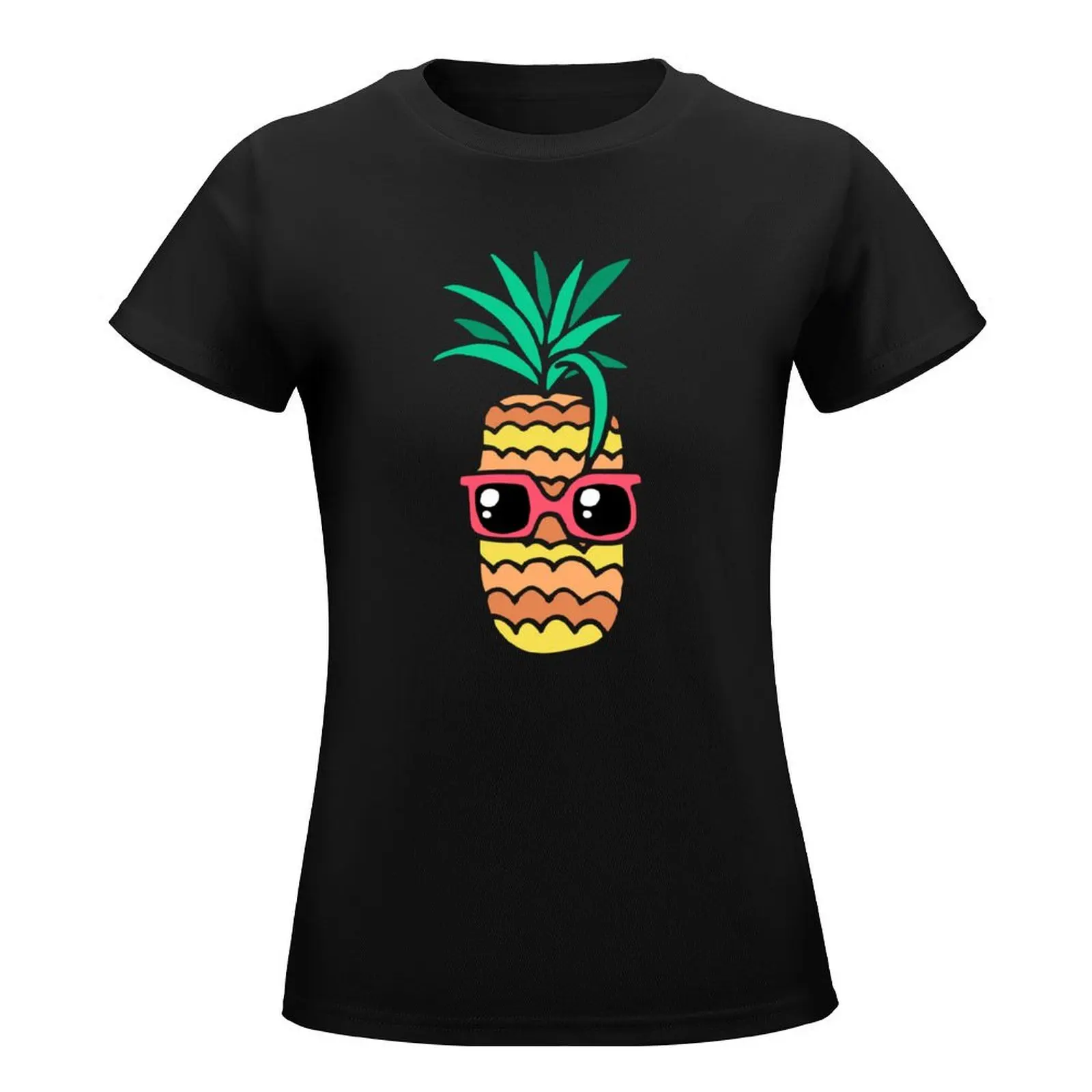 Pineapple T-Shirt lady clothes anime clothes t-shirts for Women loose fit