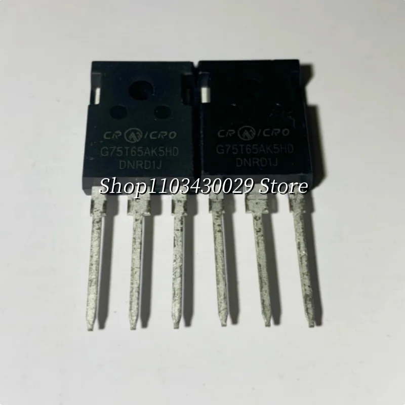 10 個の新オリジナル CRG75T65AK5HD G75T65AK5HD TO-247 75A650V IGBT パワーチューブ