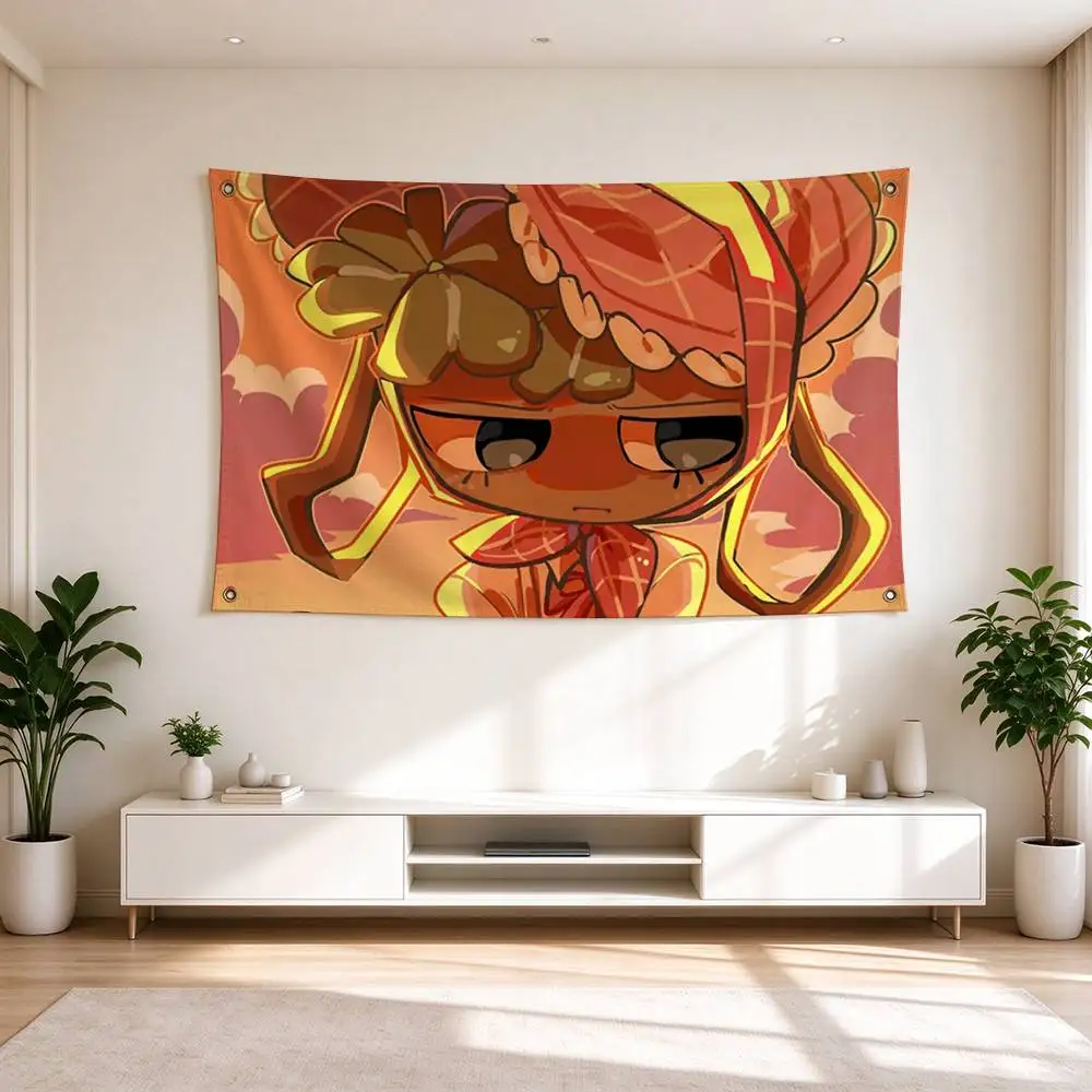 D-Dandy World Bassie Cartoon  Flags for Bedrooms Home Decor Items Outdoor Decors Garage Decoration Flaga