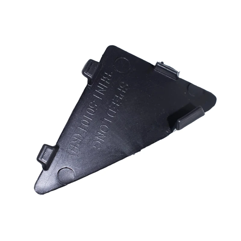 For MAZDA 3 AXELA Triangle Front Bumper Tow Hook Cover Cap Black Plastic Replacement Part Direct Fit Installation For 2014-2016