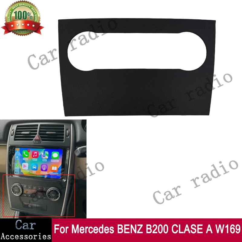 CRM para CLASE B W245 2004-2011 VIANO VITO Mercedes BENZ B200 CLASE A W169 Panel Air Buttom carcasa Kit de instalación marco
