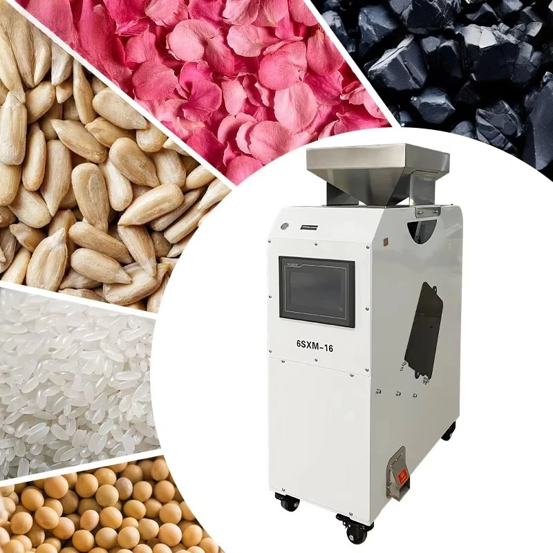Mini Color Sorting Optical Machine for Coffee Beans Rice Corn Salt Seeds 99.9% Accuracy 100-300kg/h Capacity view 6