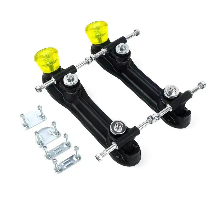 Double Row Roller Skates Base Four-wheel Seat Drivingassembly Accessories Tripod PP Material Bracket