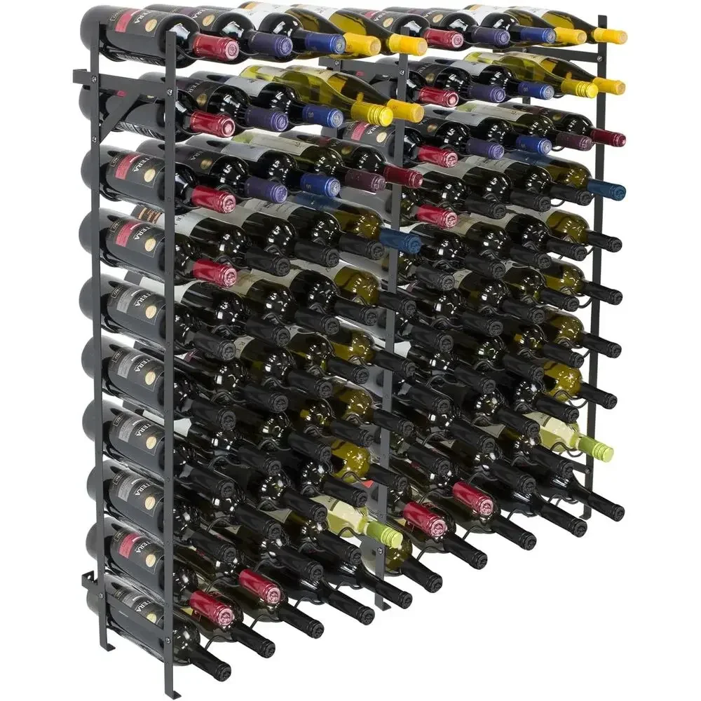 

Huge Capacity Wine Rack - Holds 100 Bottles for Home Bar, Cellar, Kitchen, Dining Area