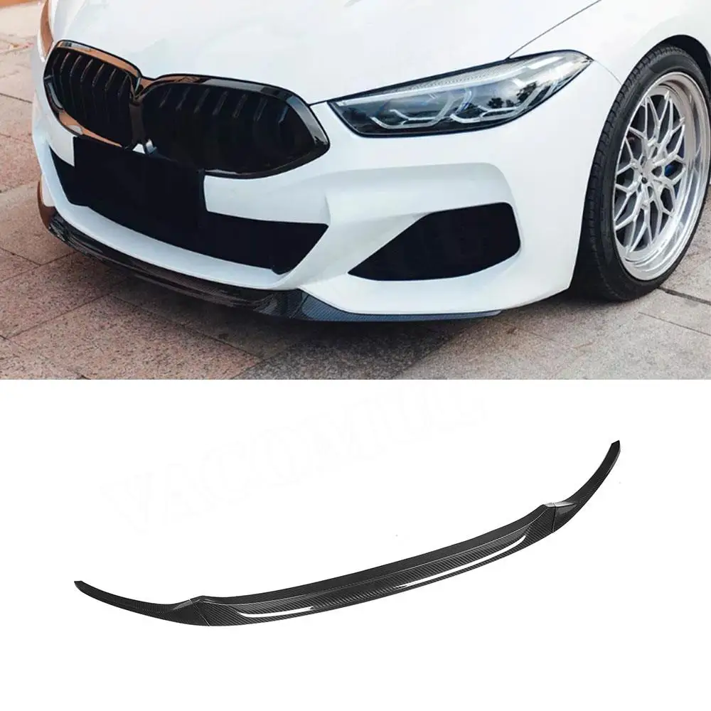 

VACOMUL Front Lip Spoiler Chin Shovel For BMW 8 Series G14 G15 G16 2020 + Car Front Bumper Guard Dry Carbon Fiber