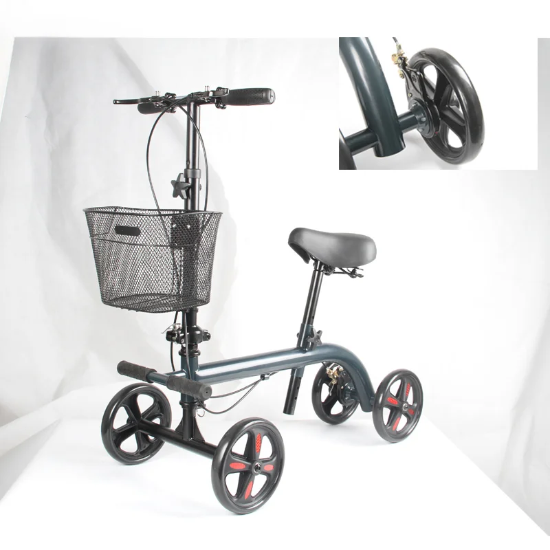 For Sinway Scooter For Broken Ankle Knee Support Walker With Seat And Footrest