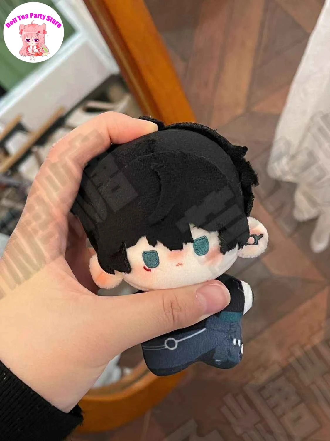 10cm anime dan heng honkai: star rail adorável boneca de pelúcia impresso estrela do mar corpo pingente cosplay chaveiro brinquedos presente do feriado