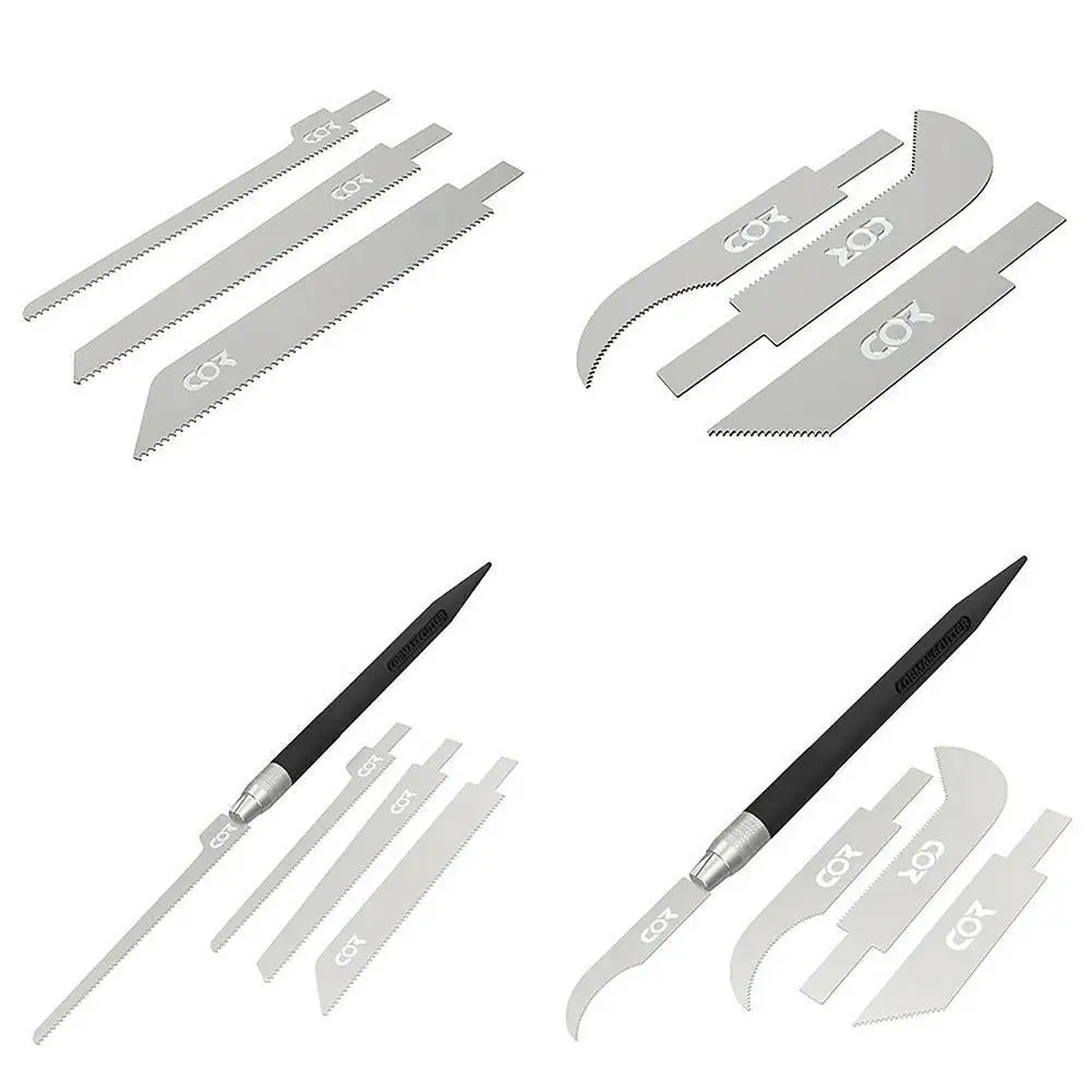 Manual Cutting DIY Hacksaw Mini Saw Straight Curved Mecha Model Making Modification Tool Steel Model Gifts