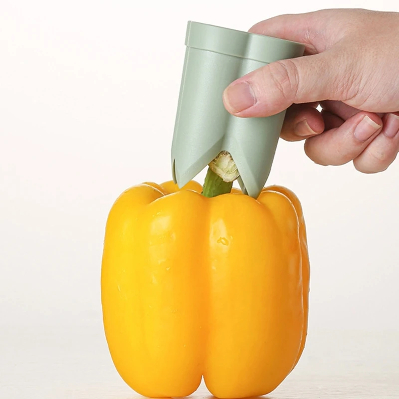 

Quick Seed Remover Tool for Bitter Melon and Chilis Professional Jalapeno Peppers Seeder Practical Kitchen Gadget