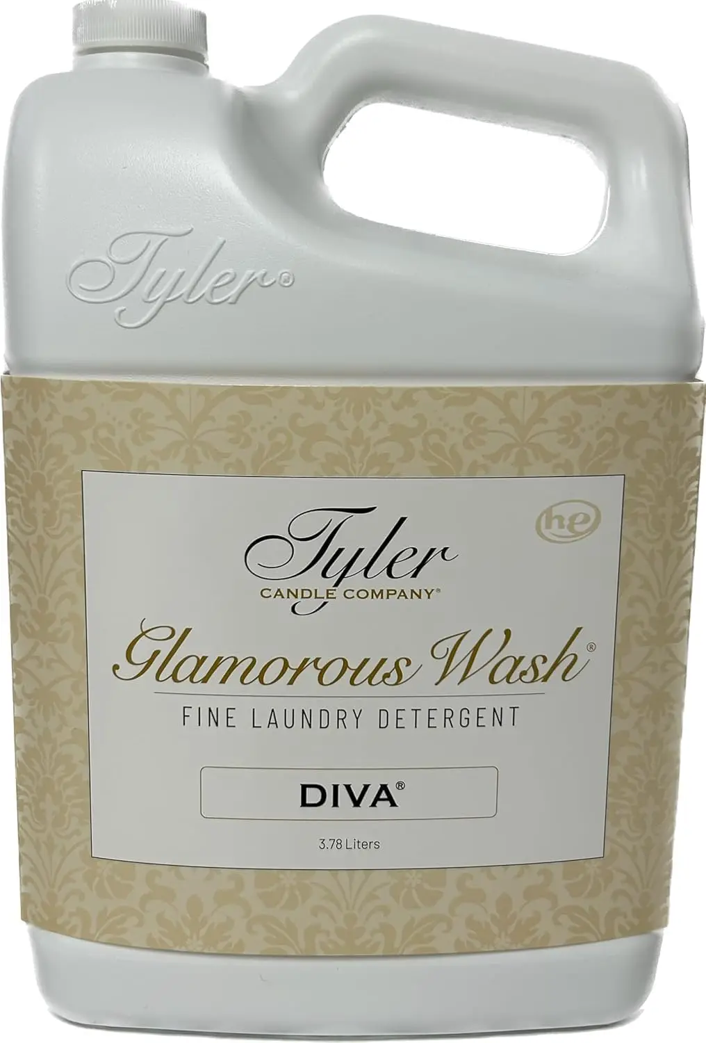 

Tyler's Diva Glam Wash Laundry Detergent, Gallon (128 Fl oz) (Pack of 1) ILIOS Packaging.