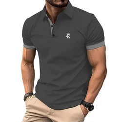 Prints Men's Polo Shirt Clothing Creativity Short Sleeve Fashion Casual Tops Men T-Shirt