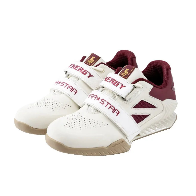 Professional Weight Lifting Shoe Men Breathable Indoor Shoes Mens Anti-Slip Squat Hard Pull Shoe Men Wearable Gym Training Shoe