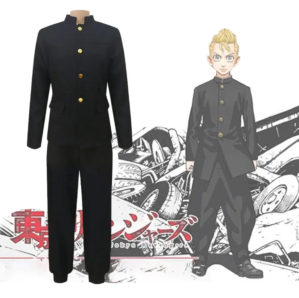 

Tokyo Revengers Cosplay Wado Kusakabe Cosplay Costume Anime Character Role-playing Clothing Japanese School Uniform