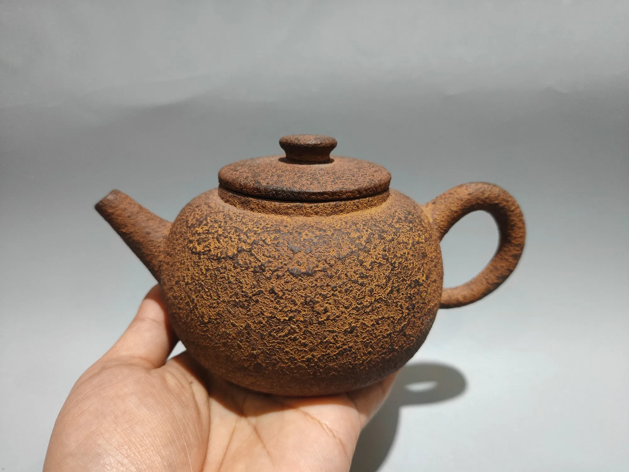 Purple Clay Pot Iron sand pot Rust textured pot Kettle Teapot Pot Tea Tea Charm