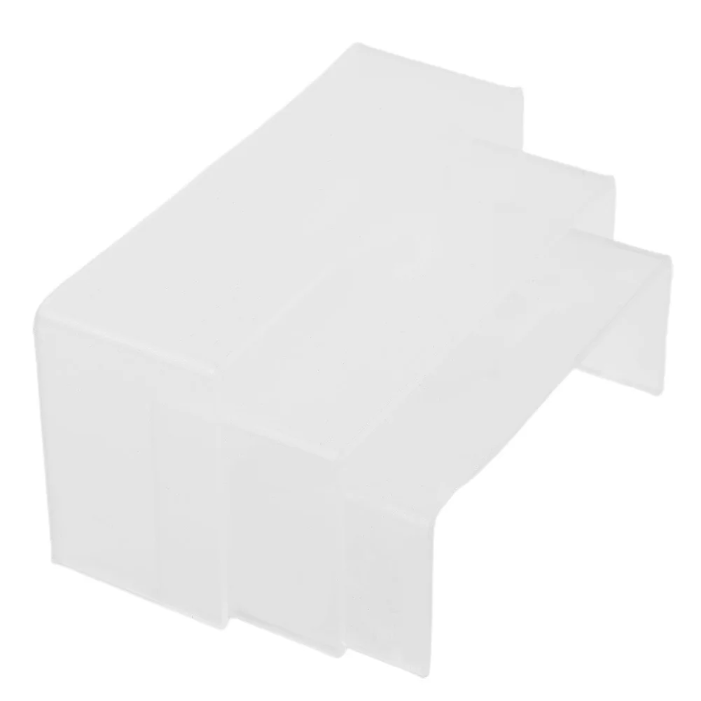Shelf Display Stand Holder Rectangle Risers Stands Transparent Trophies 3 Tier 6pcs Acrylic Awards Collectibles