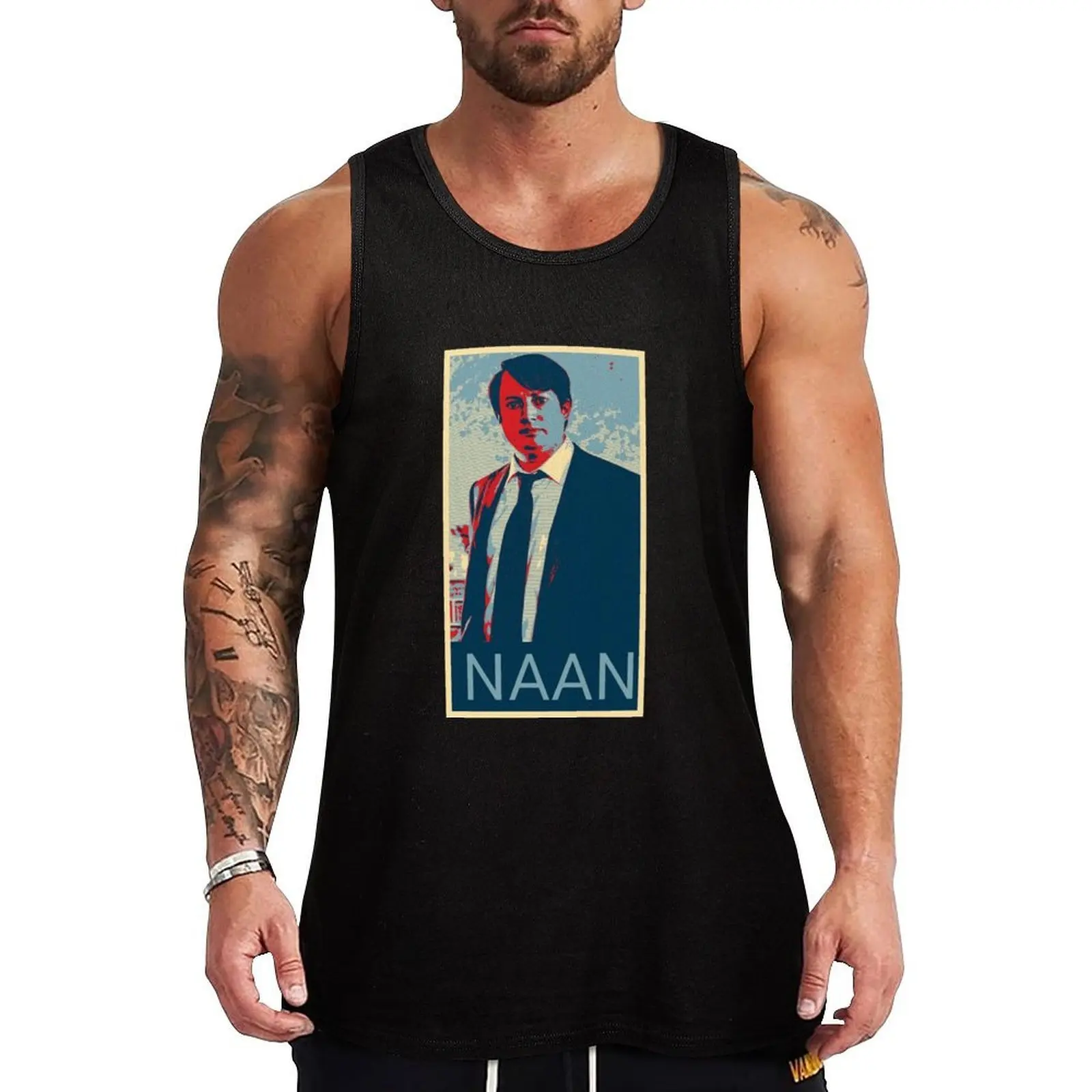 

Peep Show Mark Four Naan Poster Poster Tank Top Urban Casual Tank Top Streetwear Sleeveless Shirt