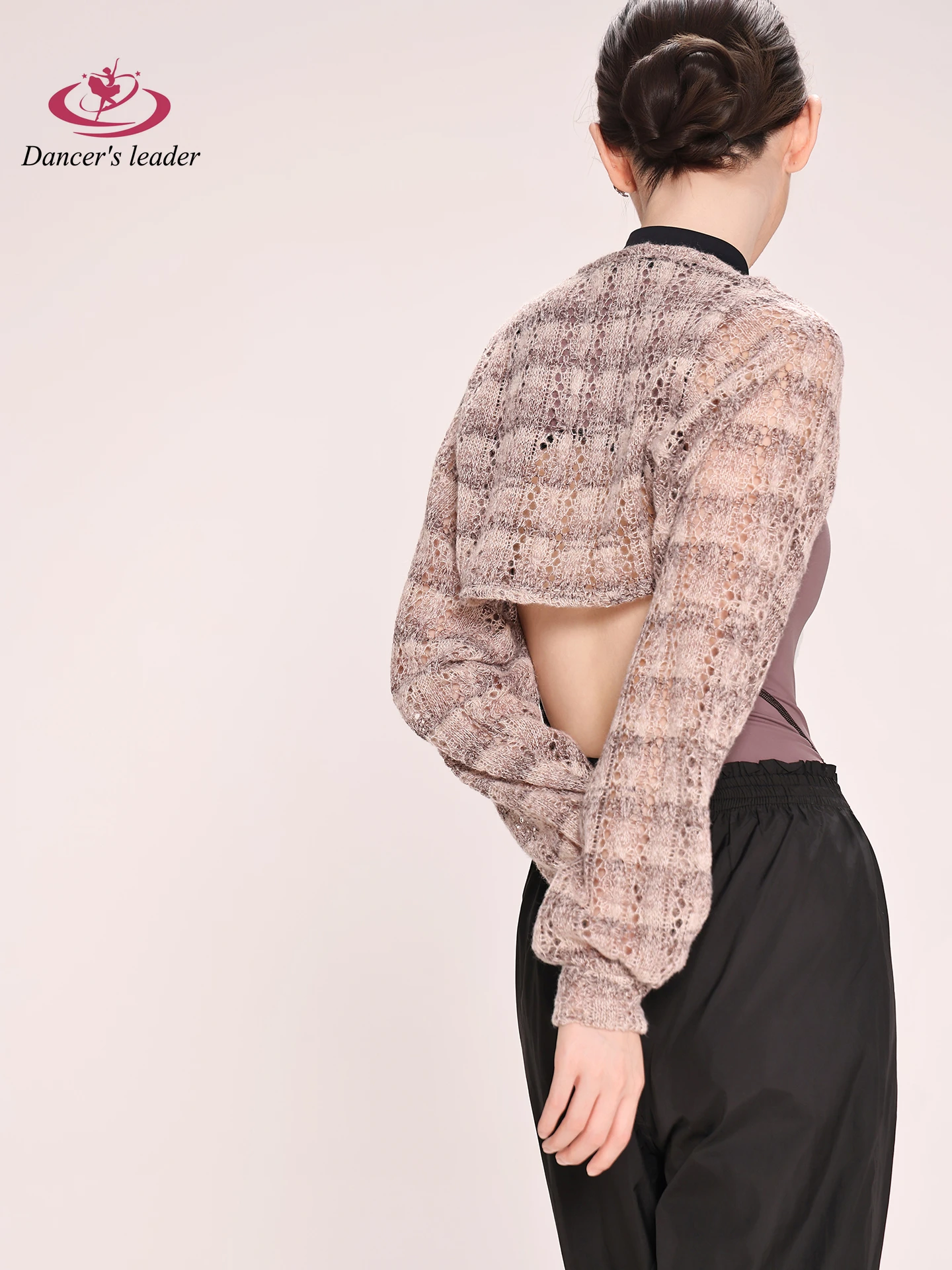 Tuta da balletto professionale per donne adulte che dimagrisce danza yoga pratica tuta maglione a maniche lunghe spalla calda