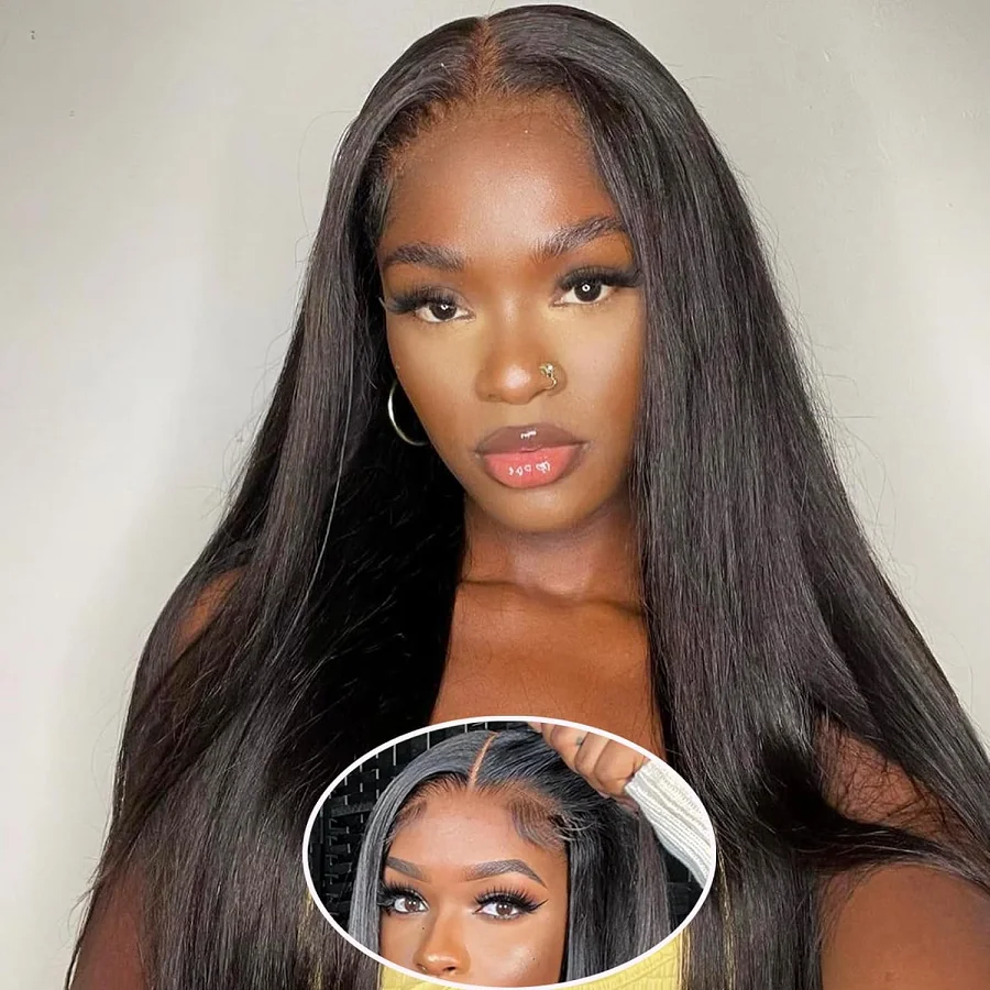 

Straight Lace Front Wigs For Women Straight Frontal Wig Human Hair Lace Frontal Wig Glueless Wig Human Hair Ready To Wear