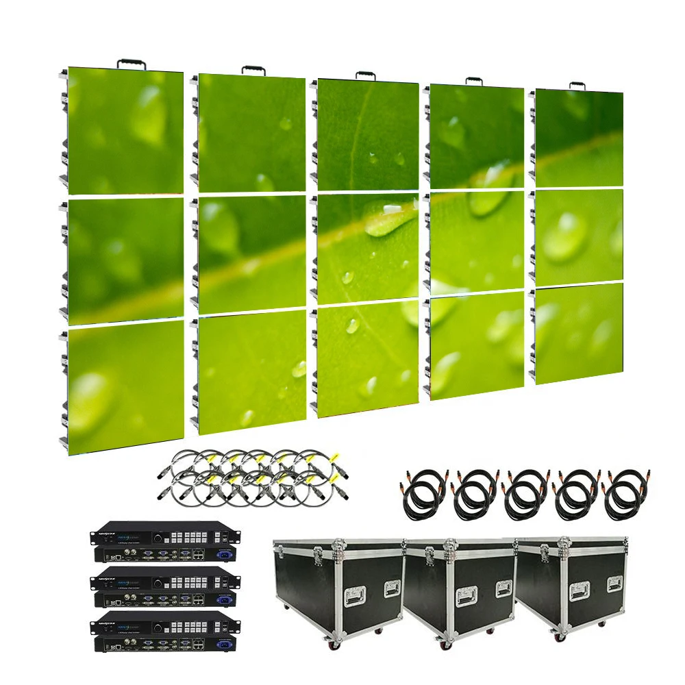 Hot Sell Rx Series P2.6 2.6Mm 6000X2500Mm 19.68X8.2Ft Indoor Rental Video Production Background Led Display Screen in Usa