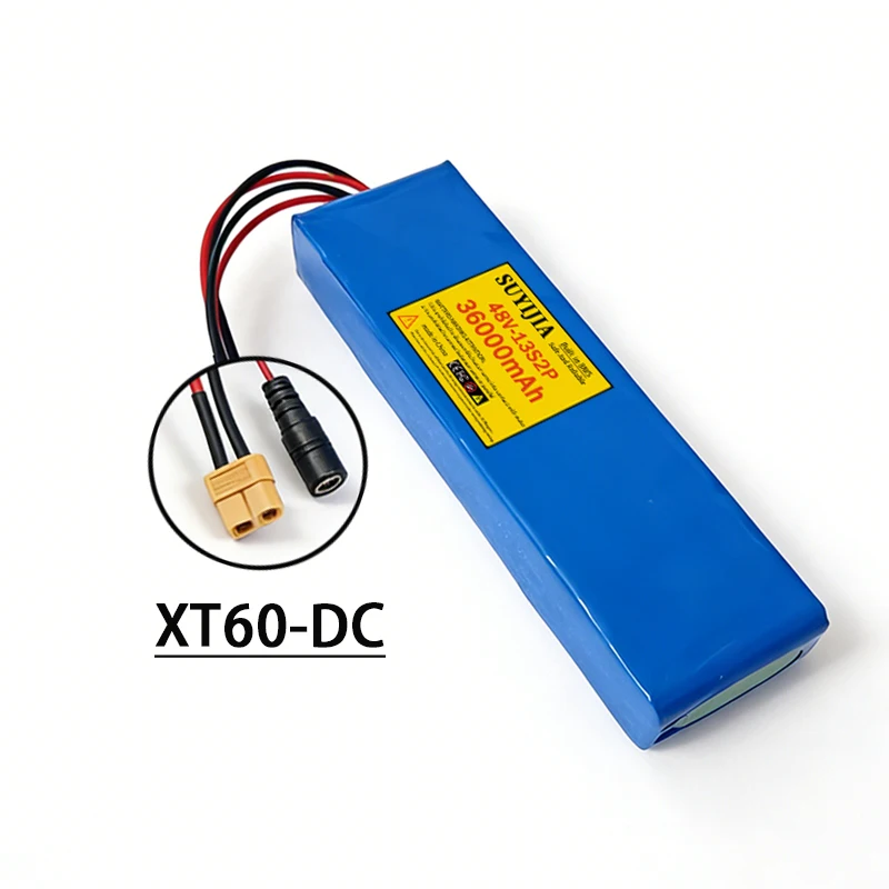 48V-13S2P 36000mAh new18650 lithiumbatterijpakket met ingebouwde 13S2P BMS-beschermingsplaat geschikt voor elektrische scooterbatterijen