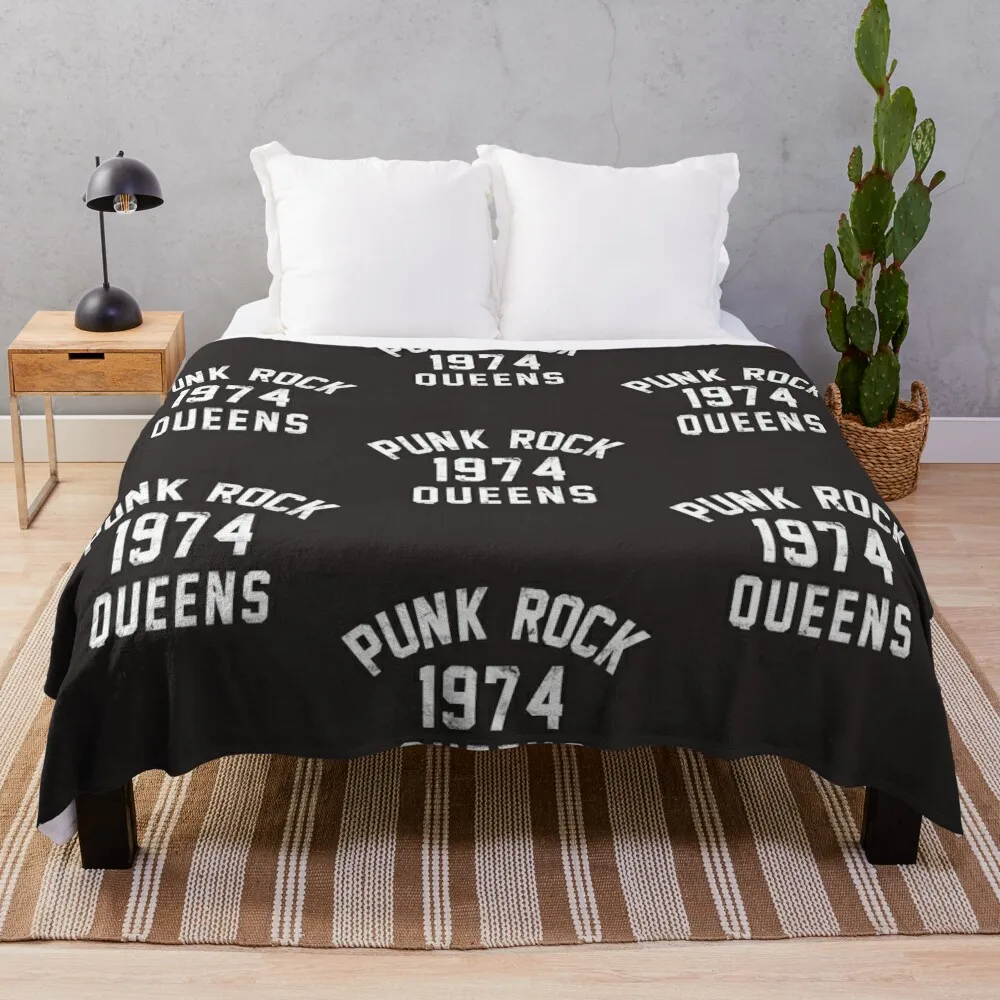 

Punk Rock Throw Blanket Travel Nap christmas decoration Blankets For Bed Blankets