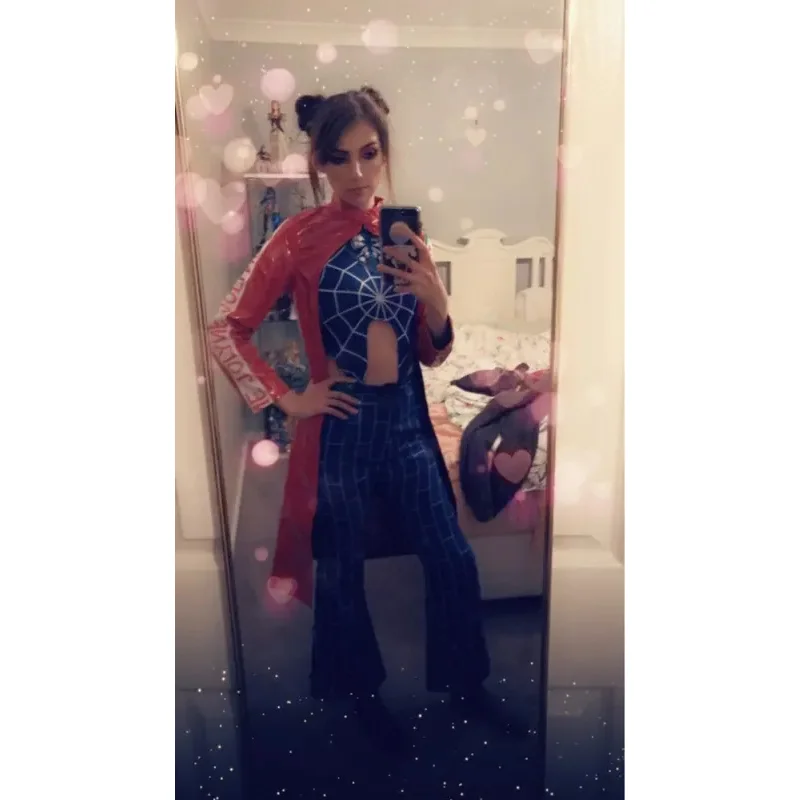 

DY20Anime Stone Ocean Jolyne Cujoh leather jacket Cosplay Costume Custom Made high quality Clothing25