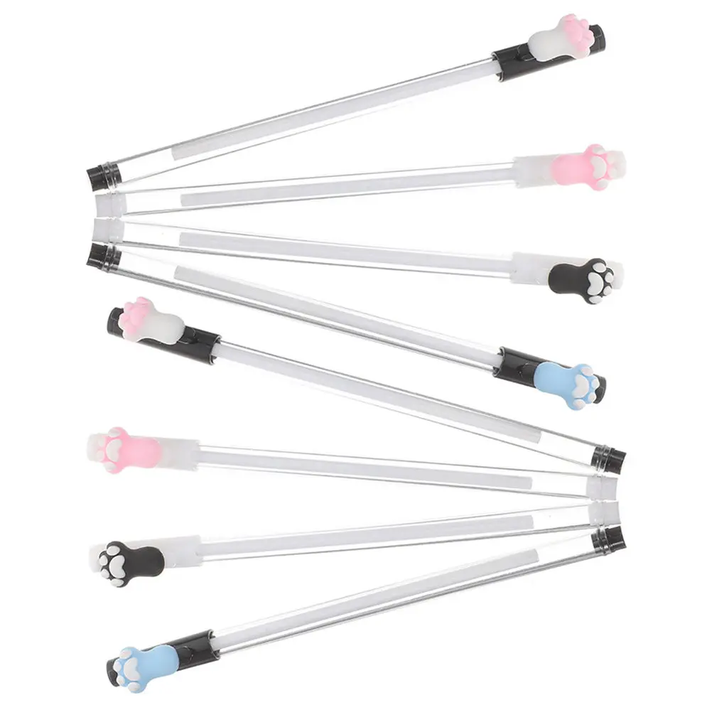 

8Pcs Creative Gel Ink Pens Fun Animal Paw Pattern Lightweight Portable Pens for Journaling Diary Office Use Stationery