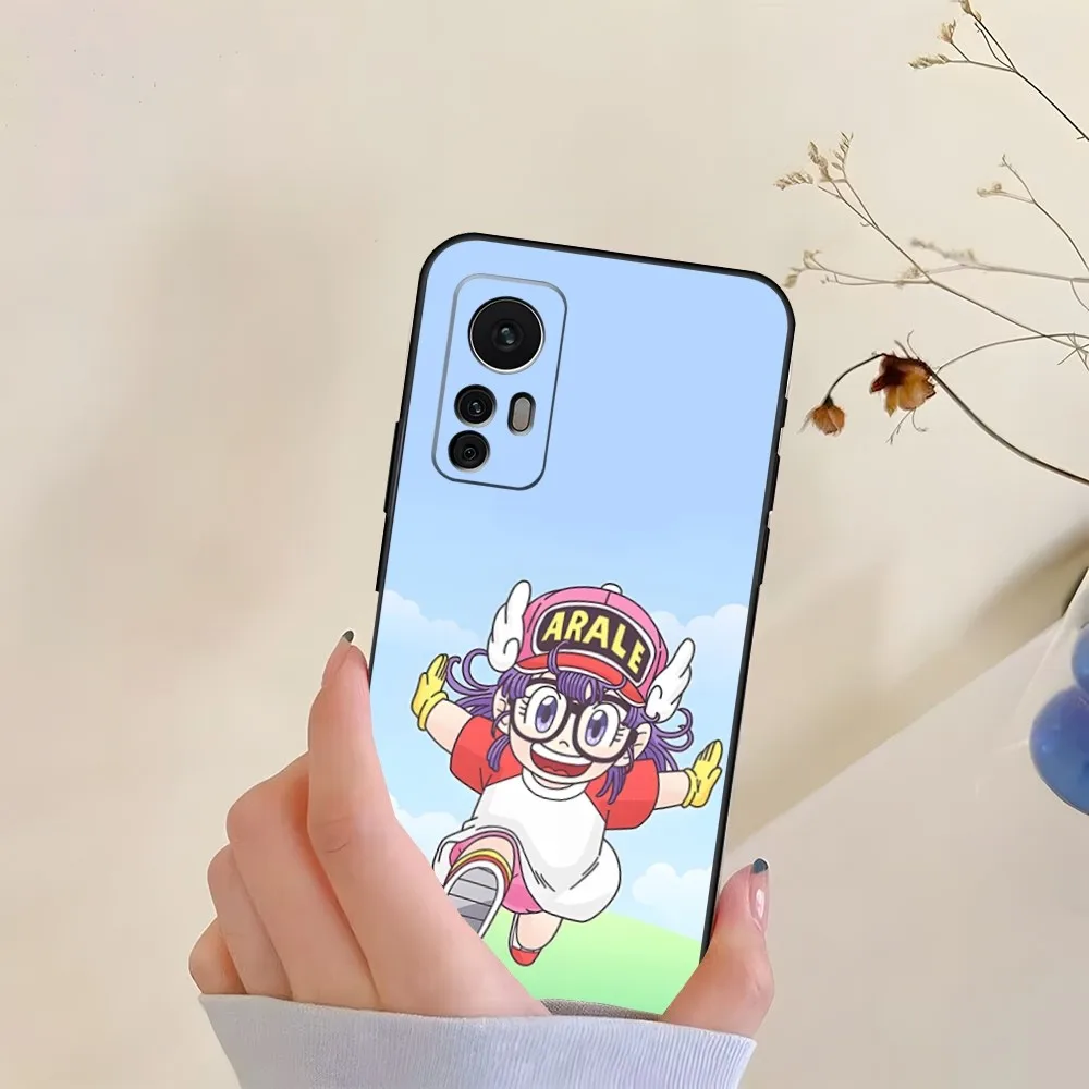 Capa traseira do Dr. Slump Arale Cartoon, Capa de telefone para Xiaomi 13, 12, 11T, 11, 9T, 8, 9SE, 11i Lite, Ultra Note10, Poco F3, M3, M4, GT Pro X4