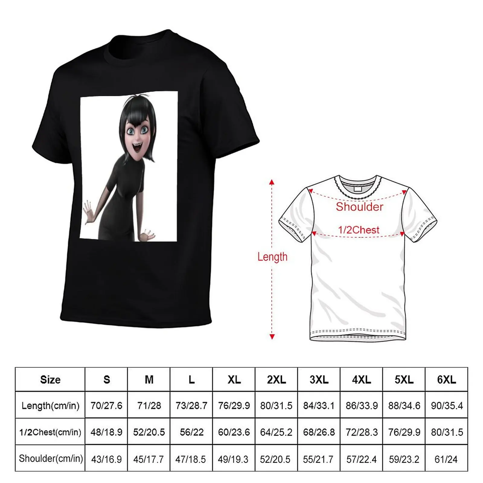 Cutest Woman Mavis Dracula Hotel Transylvania 3D T-Shirt Plus Size Quick Dry Sports Tee