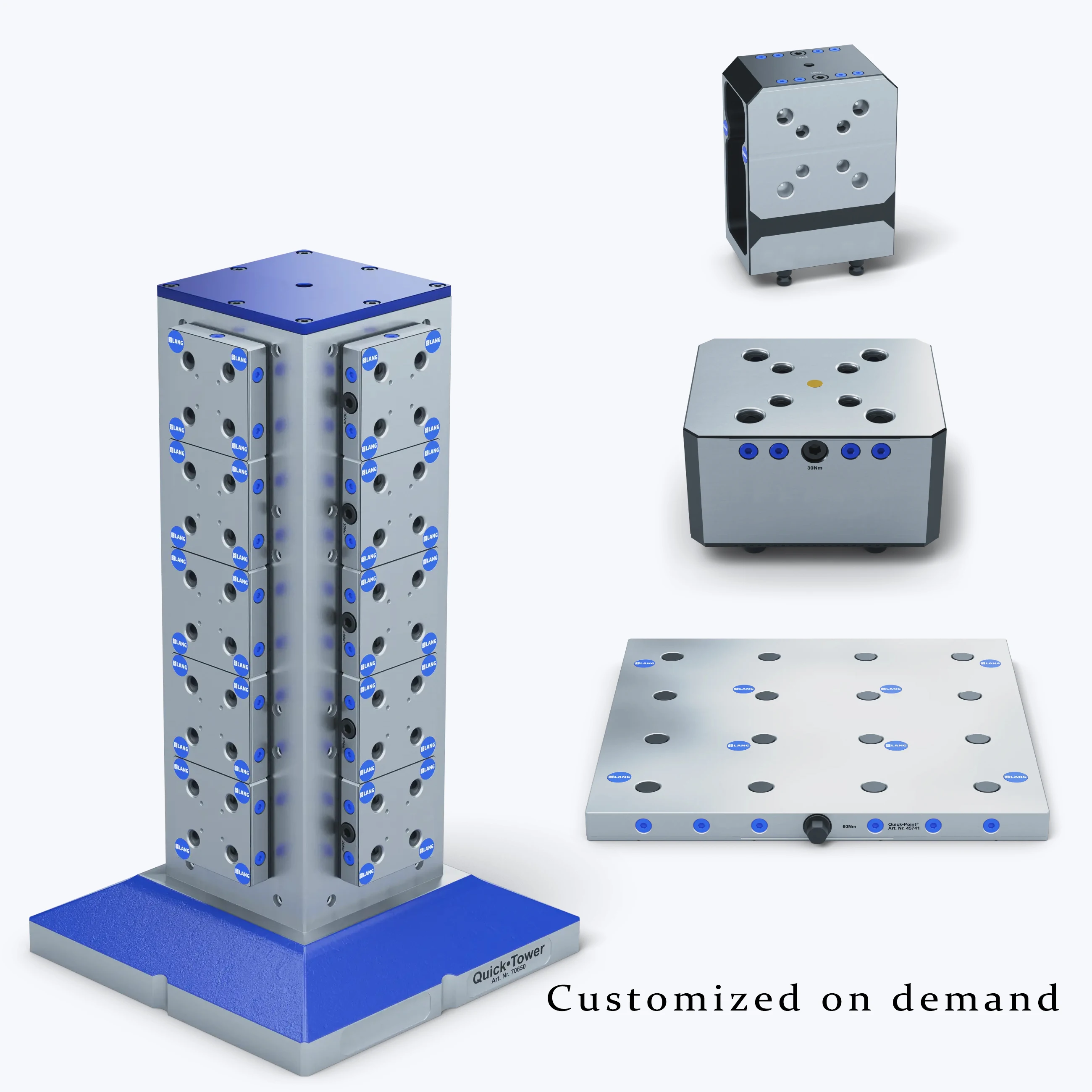 Manual zero positioning chuck customization