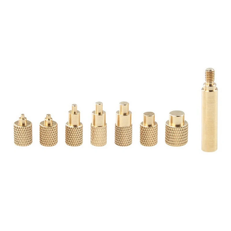 Heat Insert Nut Iron Tip M2-M8 Brass Hot Melt Nut Heat Insertion Tool For 3D Printer Heat Set Insert Soldering Iron Tips