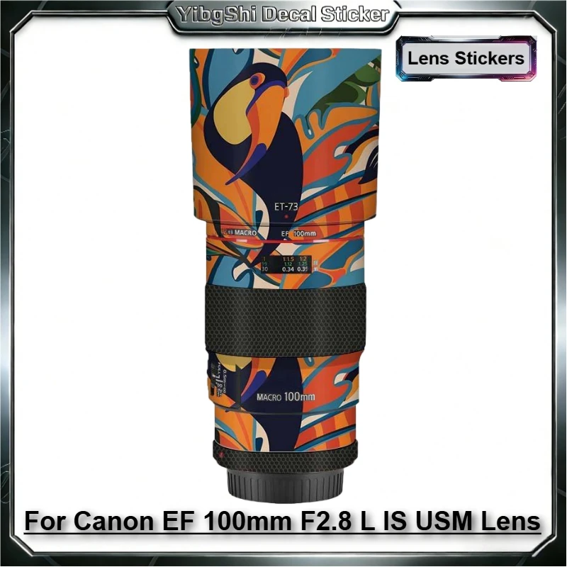 

Защитная виниловая пленка-наклейка для объектива Canon EF 100mm F2.8 L IS USM MARCO, защитное покрытие для корпуса объектива EF100 2.8 F/2.8