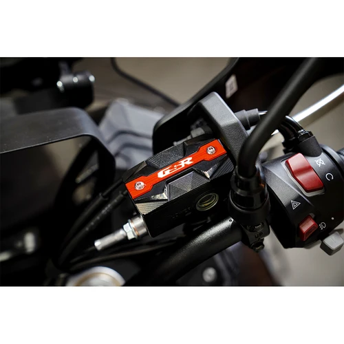 Imagen 2 del producto Para SUZUKI GSR 750 400 600 GSR750 GSR400 GSR600 accesorios de motocicleta tapa de llenado de aceite de motor cubierta de depósito de líquido de frenos delantero
