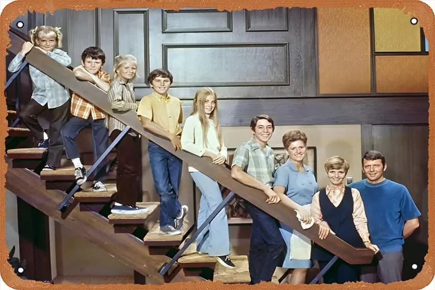 The Brady Bunch Vintage Retro Metal Tin Sign Pub Bar Man Cave Club Cafe Decoration 8 x 12 inch