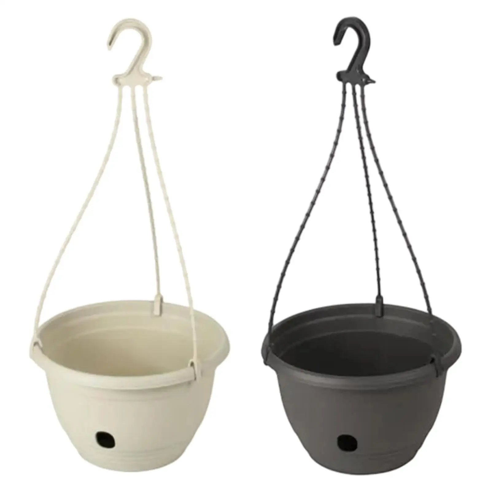 Self Watering Flower Planter Hanging Planter for Flowers Plants Home Decor Ornament Flower Pot for Shelf Table Desk Terrace